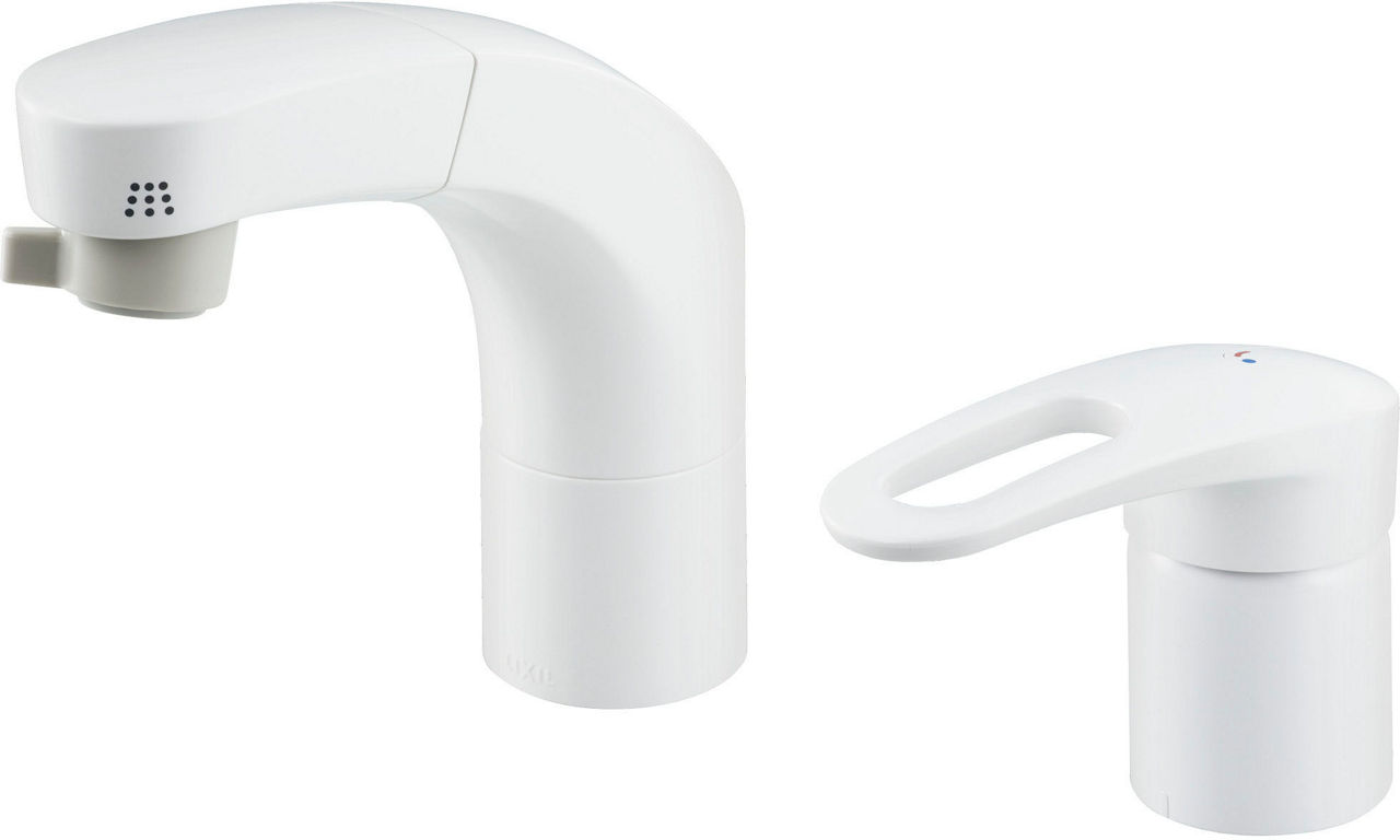 洗面用水栓金具_ホース引出式シングルレバー混合水栓