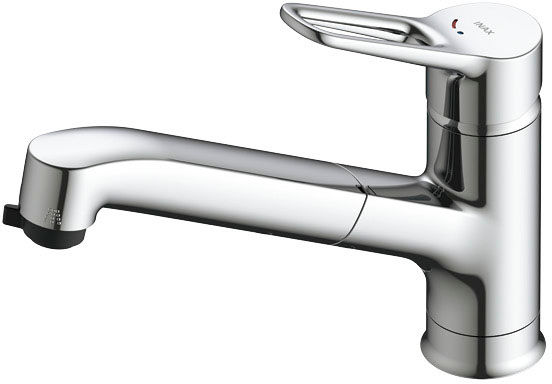 キッチン用水栓金具_ハンドシャワー付浄水器内蔵シングルレバー混合水栓