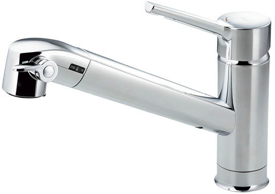 キッチン用水栓金具_浄水器内蔵シングルレバー混合水栓