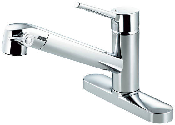 キッチン用水栓金具_浄水器内蔵シングルレバー混合水栓