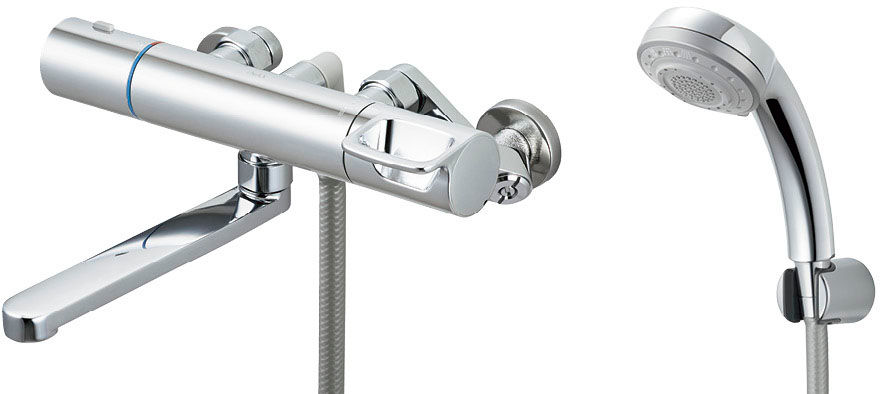 浴室用水栓金具_サーモスタット付シャワーバス水栓