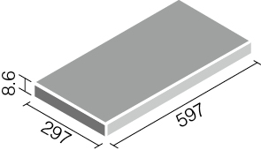 形状図)ブラジリアンスレート_外床タイプ・内床タイプ_600×300角平