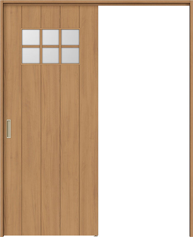 上吊方式片引戸標準_LHB(格子あり)