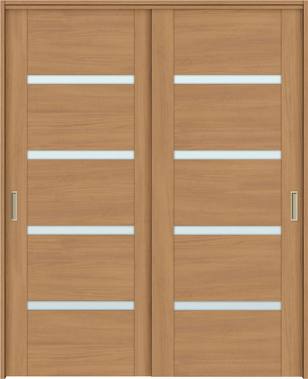 上吊方式引違い戸2枚建_LGR