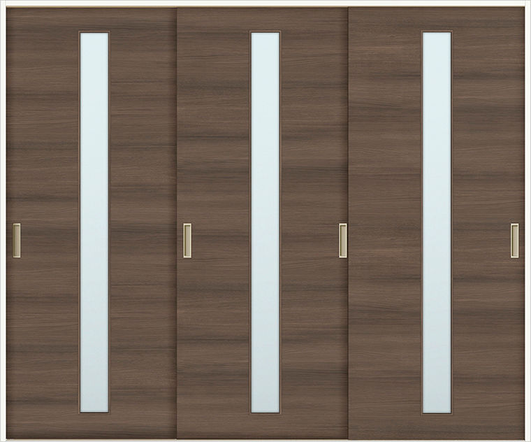 Vレール方式引違い戸3枚建_LGA