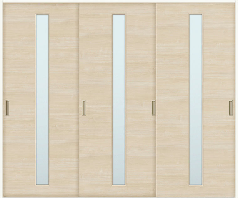 Vレール方式引違い戸3枚建_LGA