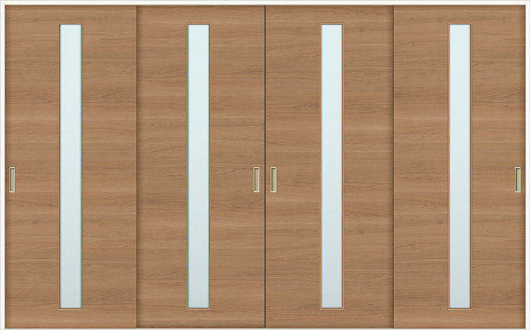 Vレール方式引違い戸4枚建_LGA