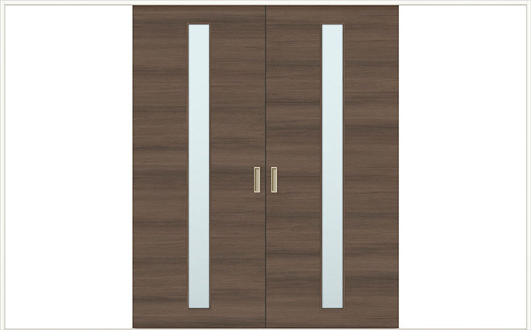 Vレール方式引分け戸_LGA