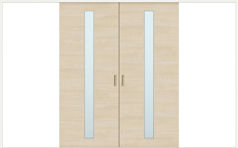 Vレール方式引分け戸_LGA