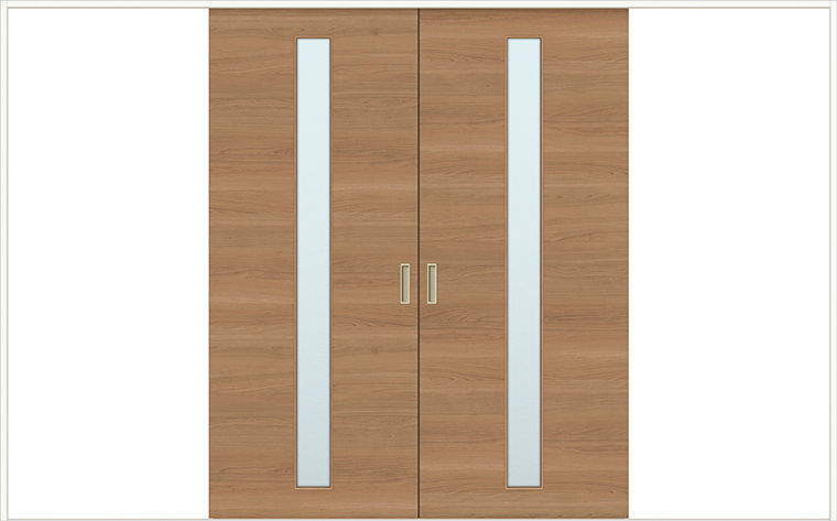 Vレール方式引分け戸_LGA