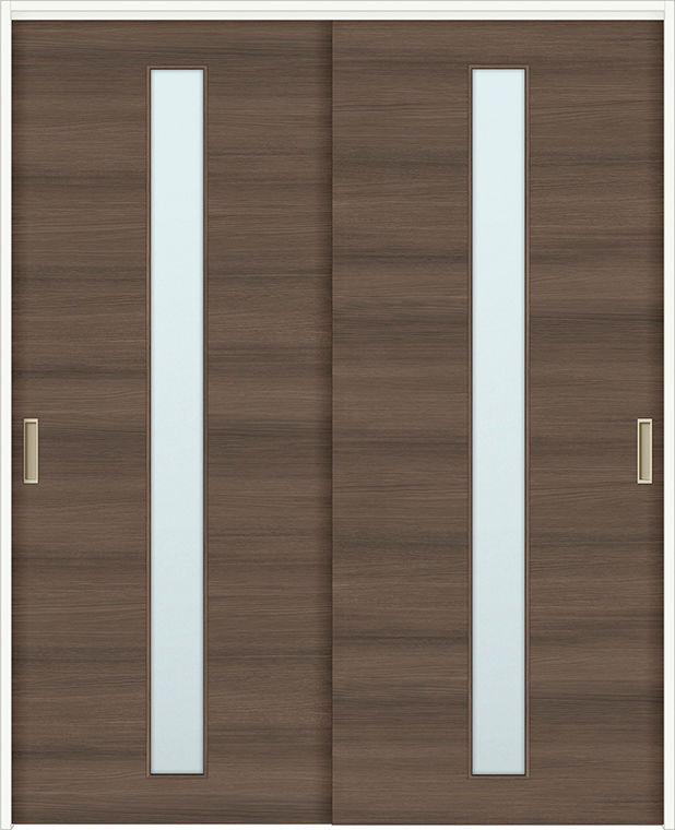 可動間仕切り引違い戸2枚建_LGA