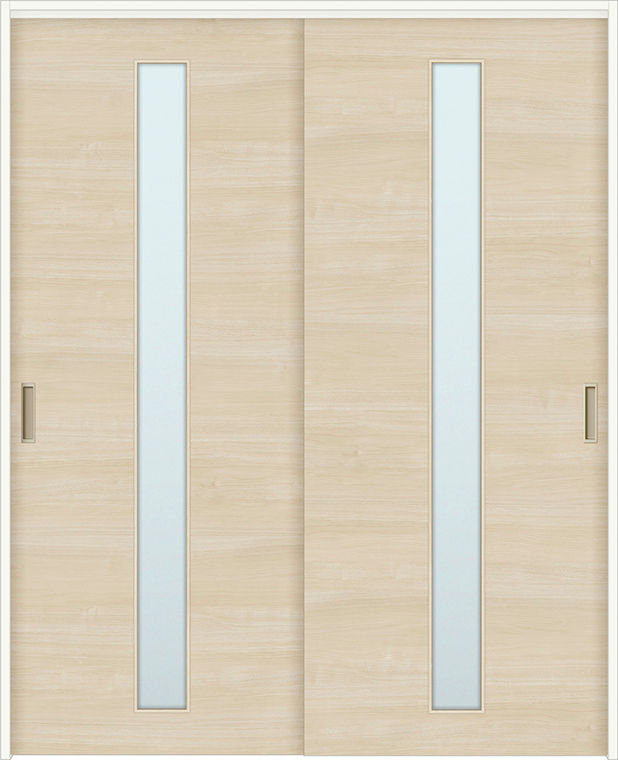 可動間仕切り引違い戸2枚建_LGA