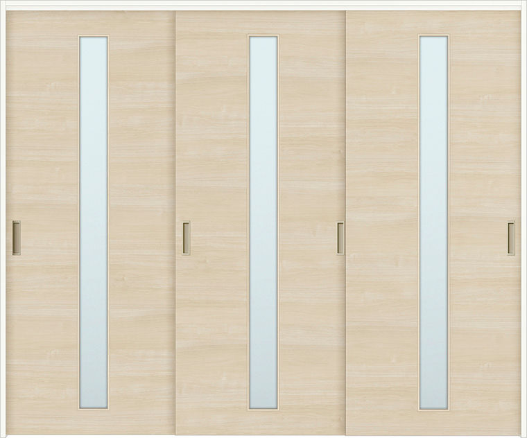 可動間仕切り引違い戸3枚建_LGA