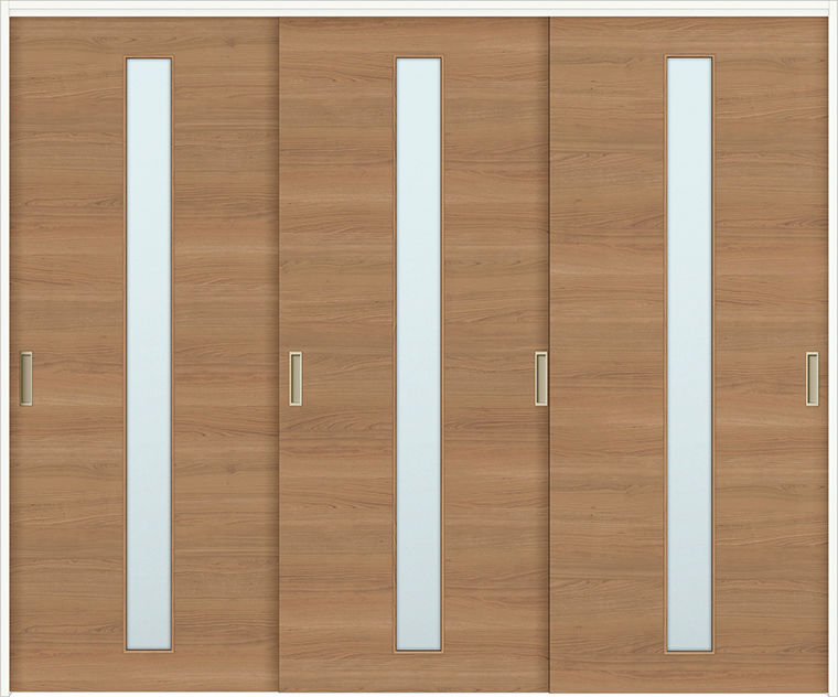 可動間仕切り引違い戸3枚建_LGA