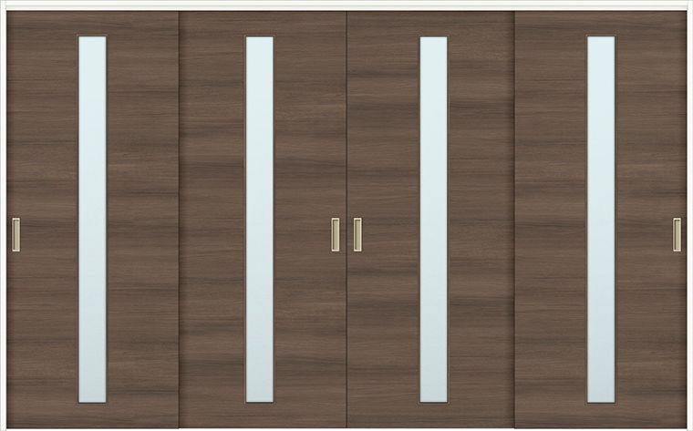 可動間仕切り引違い戸4枚建_LGA