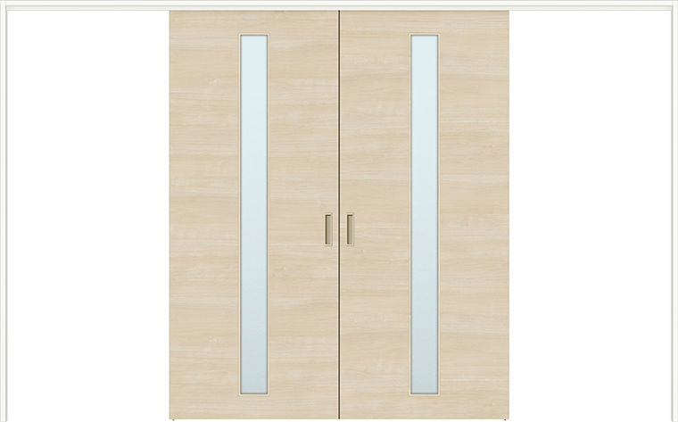 可動間仕切り引分け戸_LGA