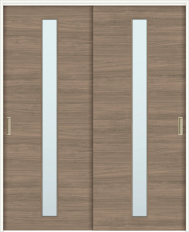 可動間仕切り引違い戸2枚建_LGA