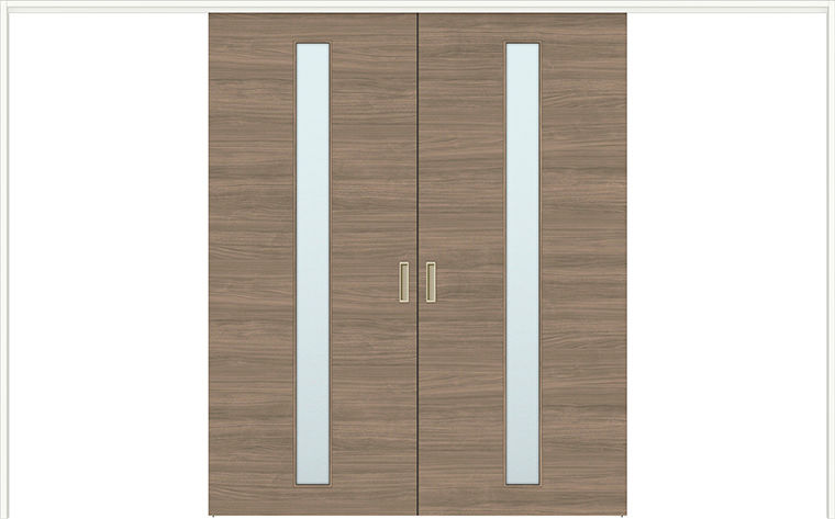 可動間仕切り引分け戸_LGA