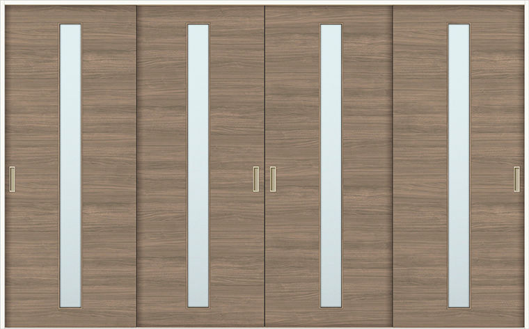 Ｖレール方式引違い戸４枚建_LGA