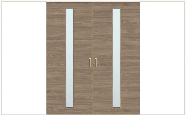 Ｖレール方式引分け戸_LGA