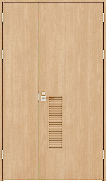 親子ドア_木質面材_HYF_採光窓なし