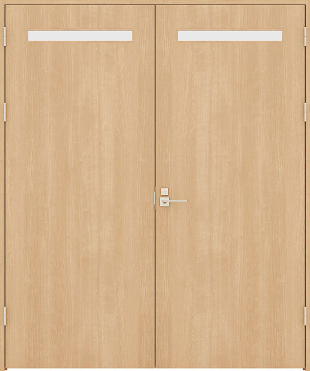 両開きドア_木質面材_HYE_ガラリなし