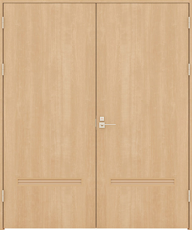 両開きドア_木質面材_HYE_採光窓なし