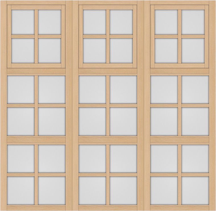 突き出し窓+格子_LGB_3列3段