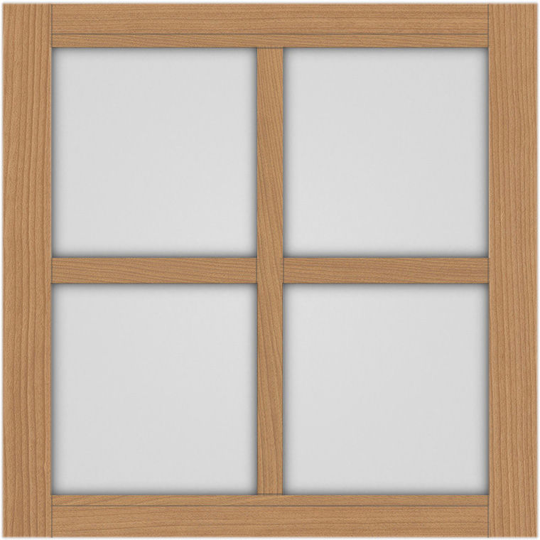 FIX窓+格子_LGA_1列1段