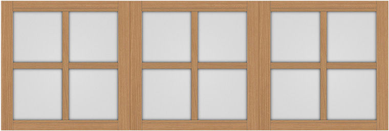 FIX窓+格子_LGA_3列1段