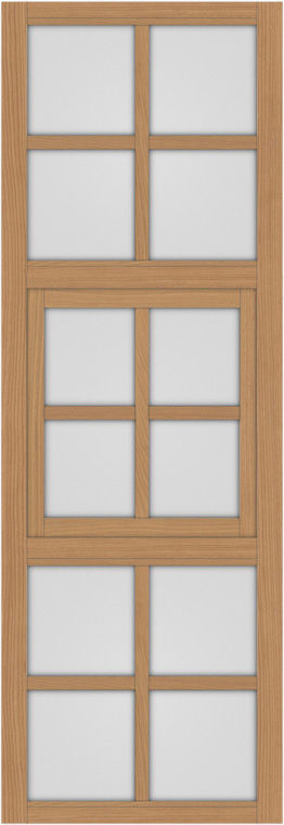 突き出し窓+格子_LGB_1列3段