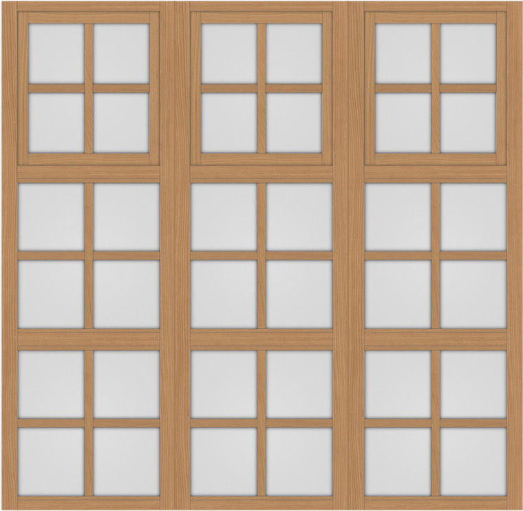 突き出し窓+格子_LGB_3列3段