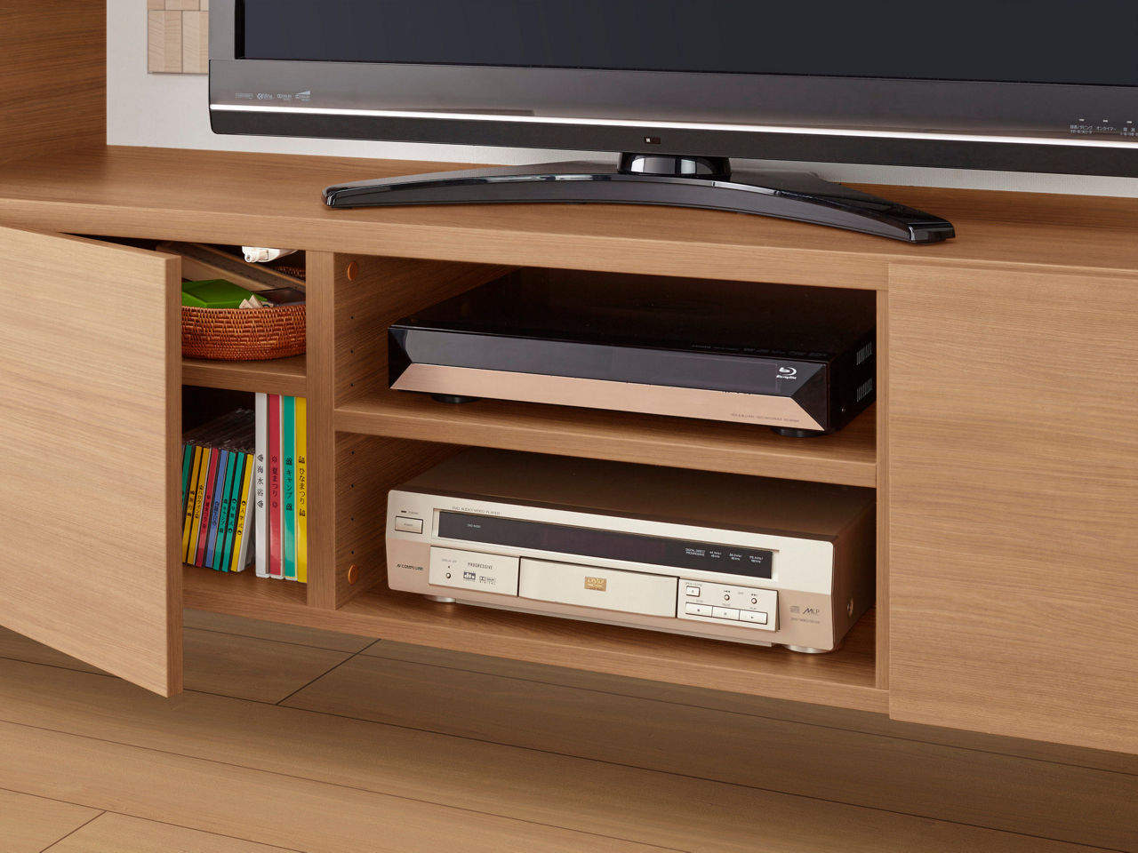 AV機器の収納に