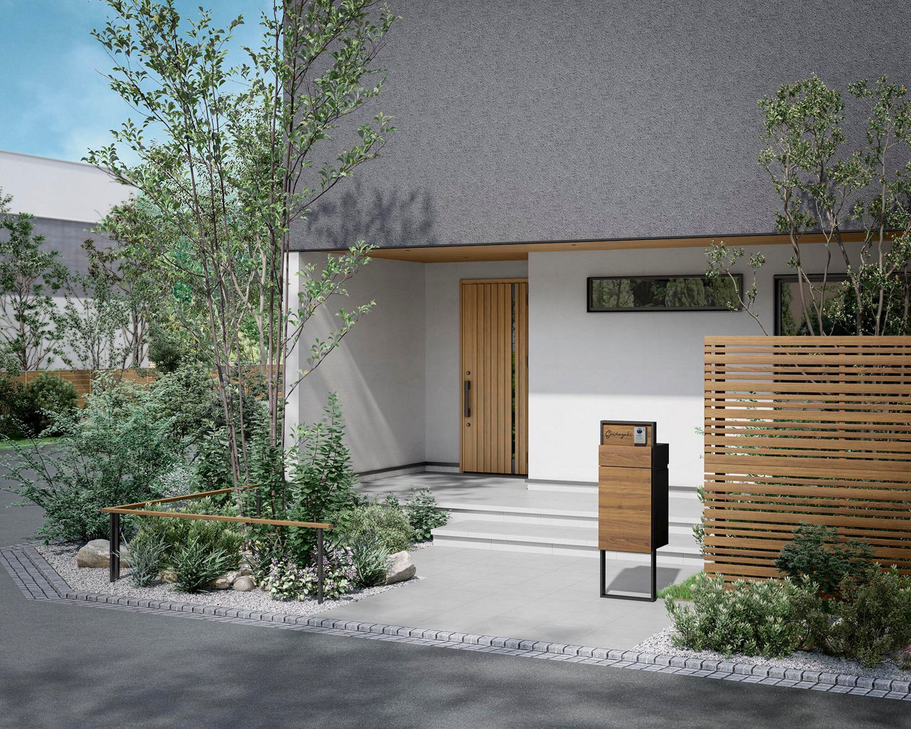 施工例_ﾌﾚｰﾑ_ﾌﾞﾗｯｸ_CB_ﾁｪﾘｰｳｯﾄﾞ_ﾎﾞｯｸｽｾｯﾄ_ﾁｪﾘｰｳｯﾄﾞ×ﾌﾞﾗｯｸ