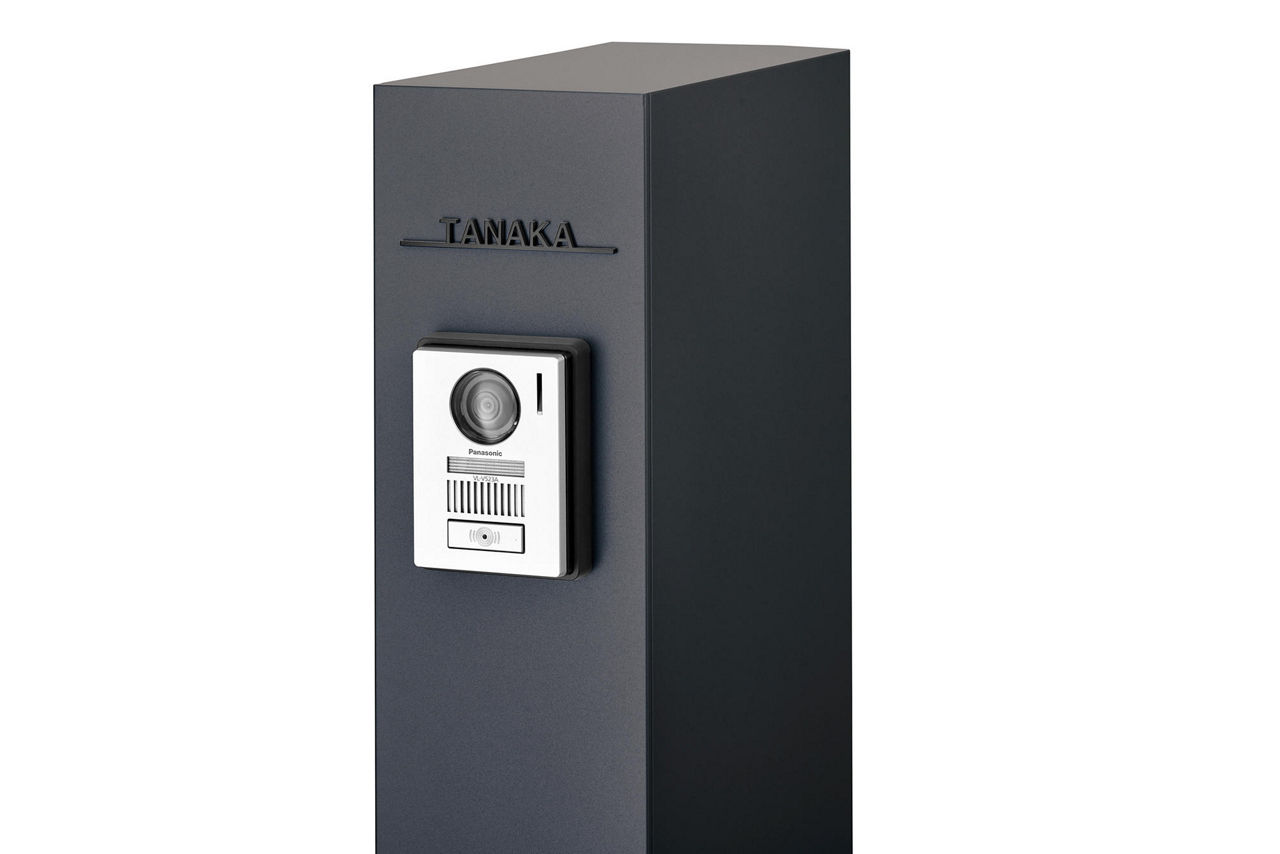 機能門柱FT_本体：ディープグレー_IH露出_slimB_ブラック