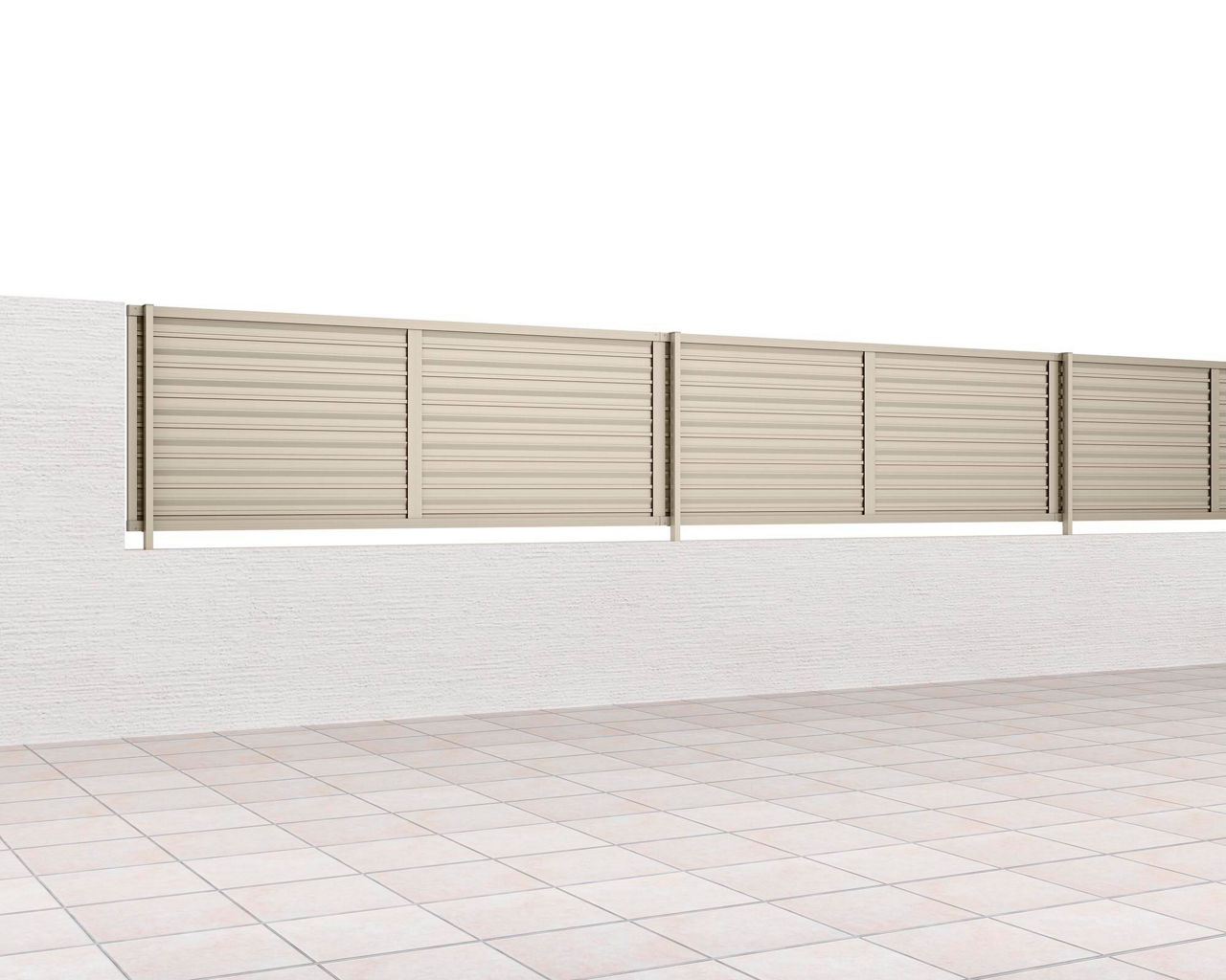 裏面_YL2型-K_片面木調・横ﾙｰﾊﾞｰ②_T-8_フリーポールタイプ_シャイングレー+クリエモカ