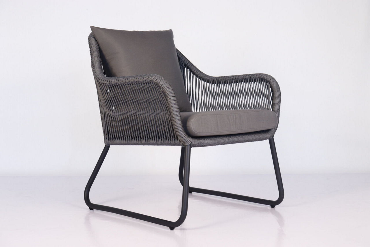 ｶﾞｰﾃﾞﾝﾌｧﾆﾁｬｰ_TYPE007_1人掛ﾁｪｱ__ﾌﾚｰﾑ_ﾏｯﾄﾌﾞﾗｯｸ__ﾛｰﾌﾟ_ｸﾞﾚｰ__ｸｯｼｮﾝ_ｸﾞﾚｰ02