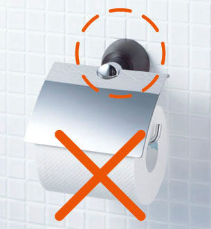 リモコン取付プレート_取付不可能な紙巻器